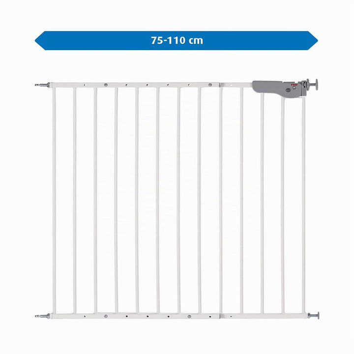 reer Türgitter und Treppengitter Advanced zum Schrauben, stabiler Halt, Durchgangsbreite 75-110cm