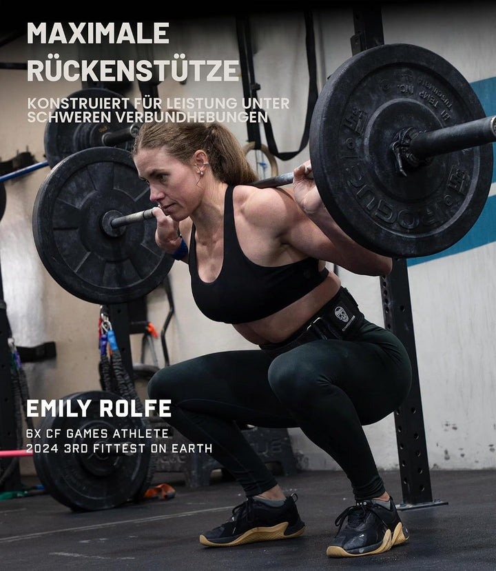 Gymreapers Schnellverschluss-Gewichthebergürtel für Bodybuilding, Kraftdreikampf, Cross-Training – 4