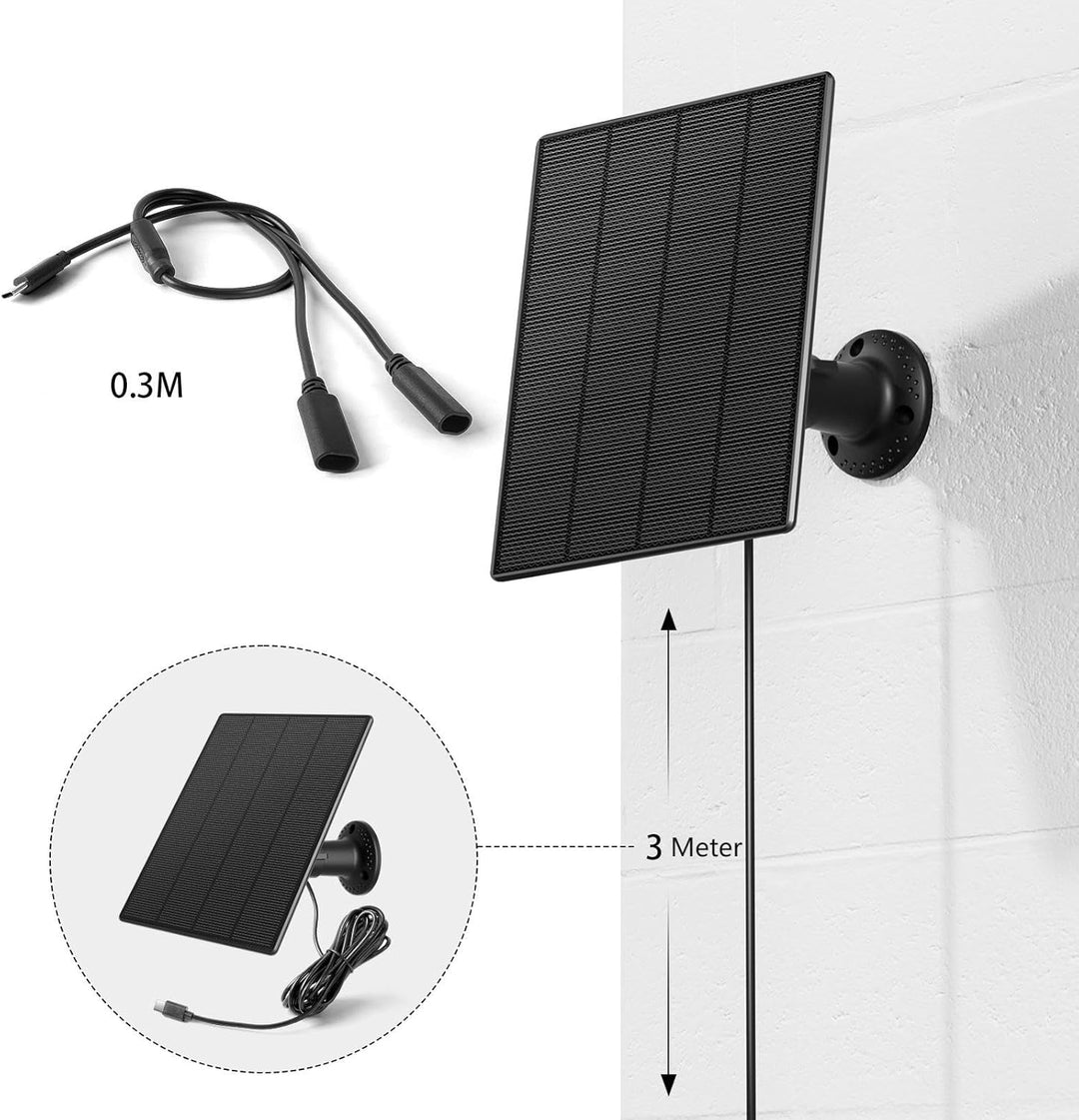 Xega 4G LTE Überwachungskamera mit SIM Karte 10000mAh Akku im Bundle mit 3.5W Solarpanel