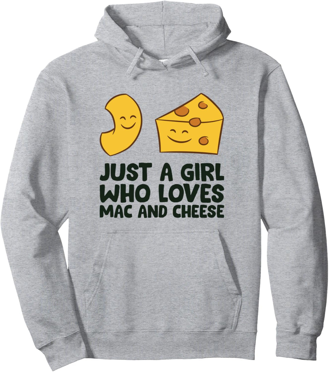 Makkaroni und Käse Nur ein Mädchen, das Mac und Käse liebt Pullover Hoodie
