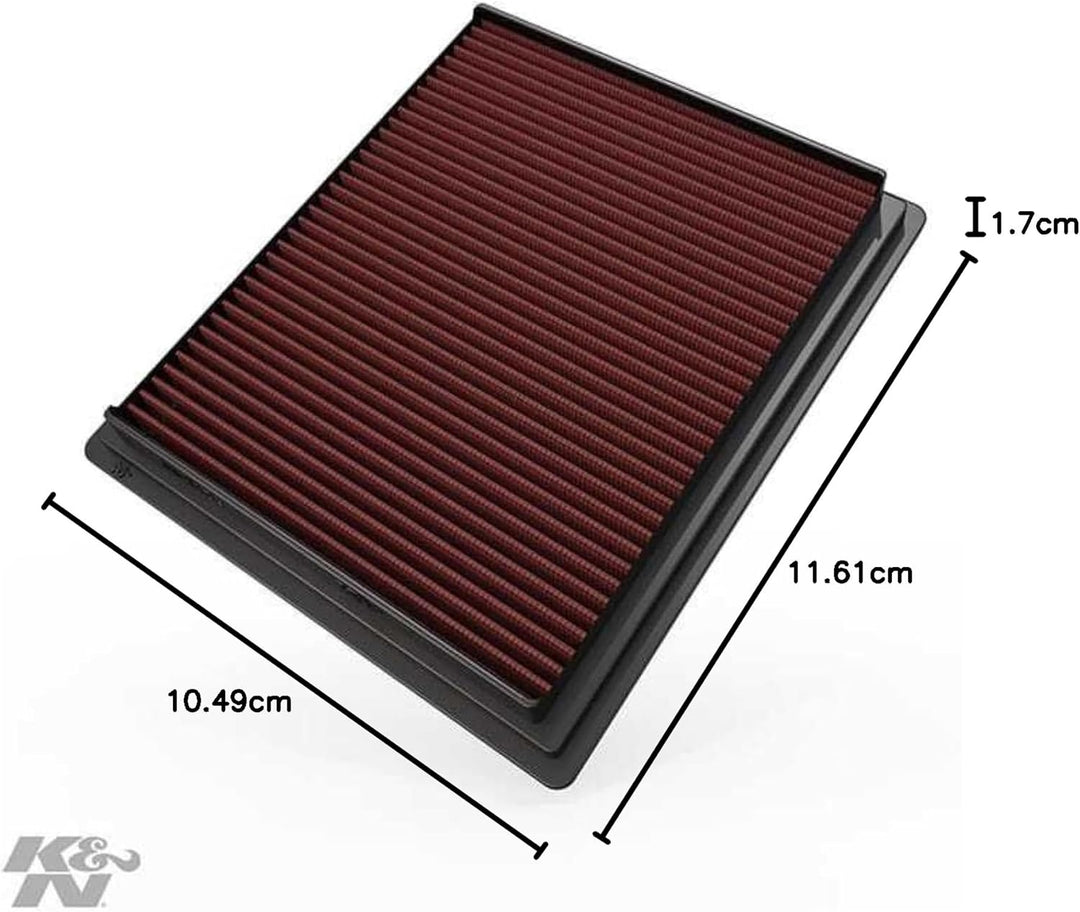K&N 33-2106-1 Motorluftfilter: Hochleistung, Prämie, Abwaschbar, Ersatzfilter,Erhöhte Leistung, 1997