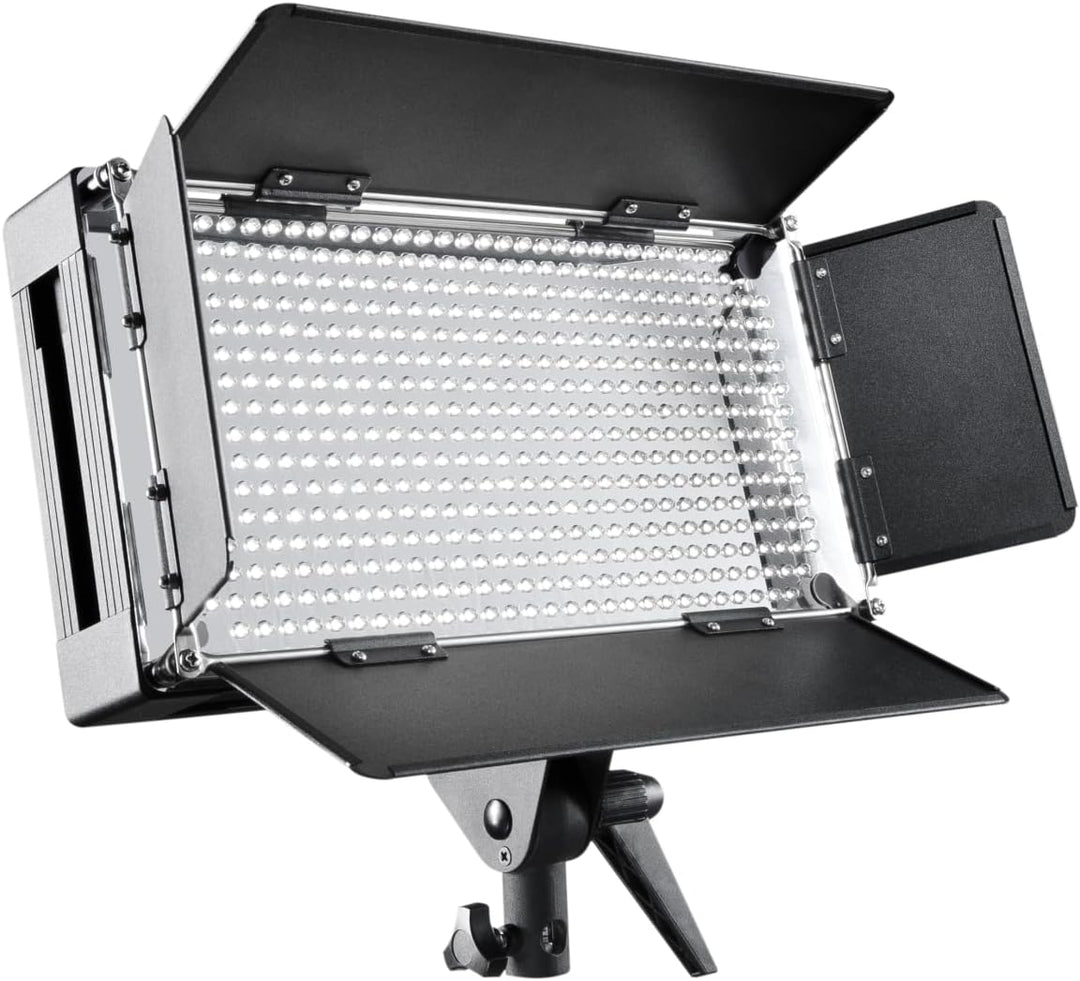 Walimex Pro 500 On Location Lightning Set (2x dimmbare LED-Flächenleuchte, 2x WT-806 Lampenstativen