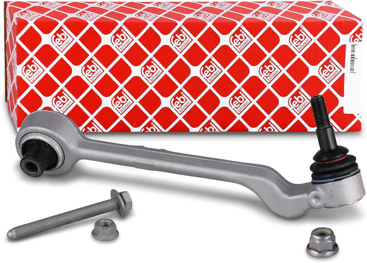 febi bilstein 30514 Querlenker mit Anbaumaterial, Lager und Gelenk , 1 Stück Vorderachse links, Vord