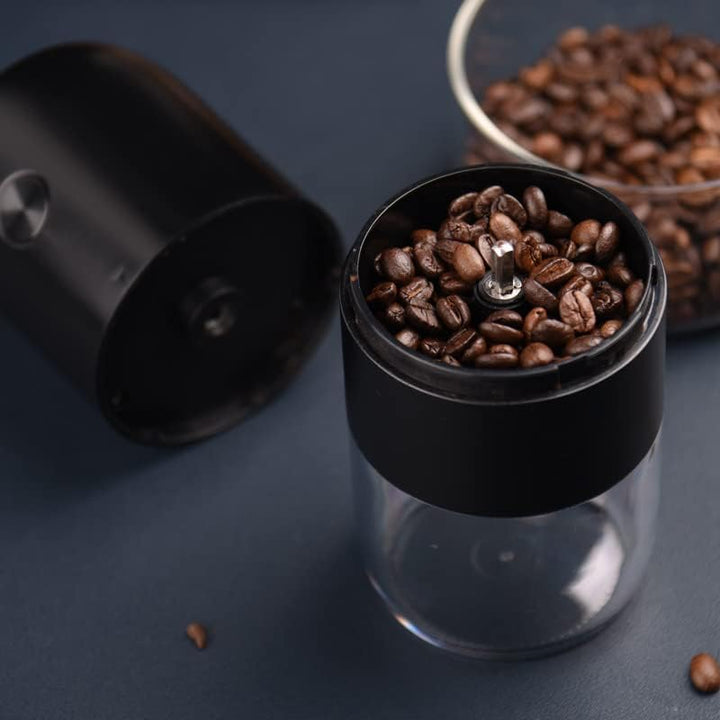 Kaffeemühle, USB Wiederaufladbare Elektrische Kaffeemühle mit Keramik Kegelmahlwerk Tragbare Elektri