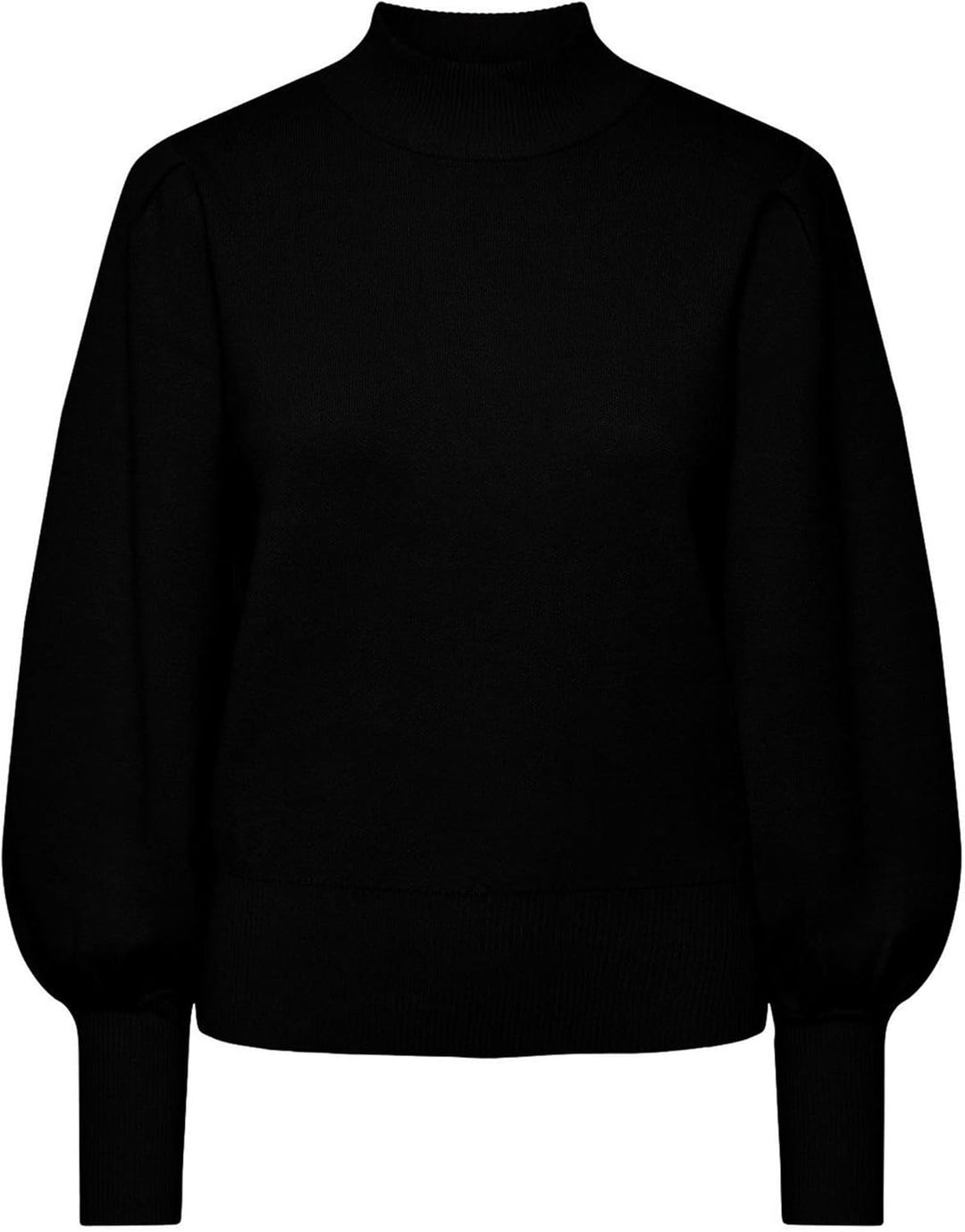 YAS Damen Yasfonny Ls Knit Pullover S. Noos Strickpullover S Schwarz, S Schwarz