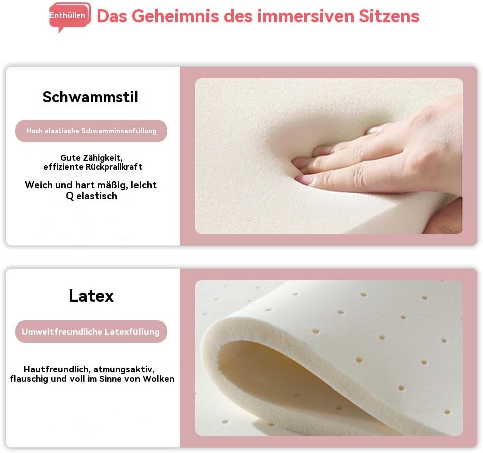 Bürostuhl Stuhl Computerstuhl mit mittelhoher Rückenlehne Gepolsterter moderner Computer-Arbeitsstuh