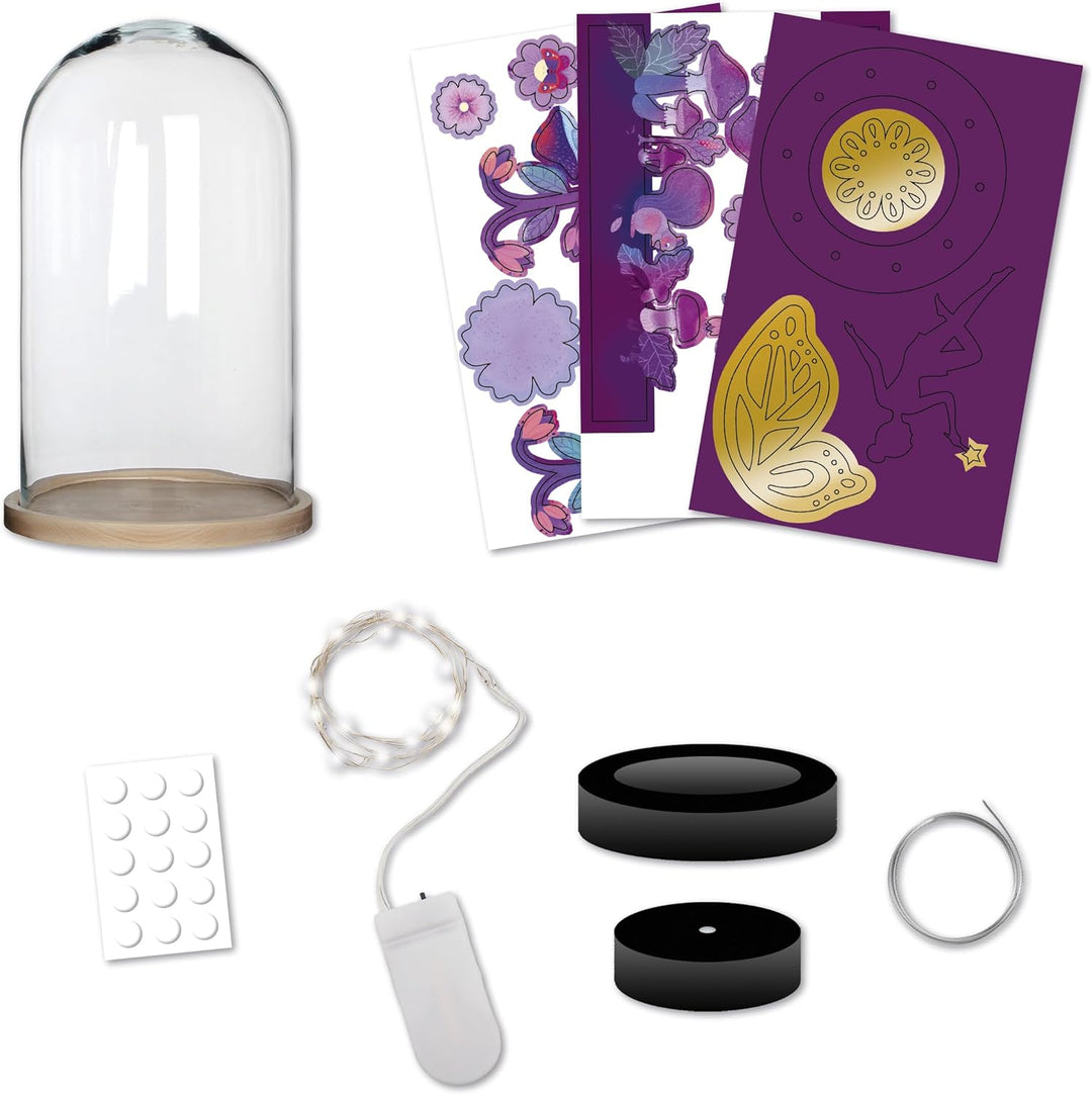 Janod J09177 Lichterglocke zum Selbermachen-Thema Fee-Lichterkette mit Batterien-Les Ateliers Déco-K