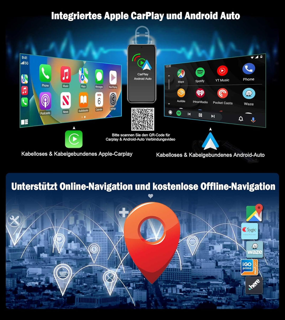 Erisin 12.3 Zoll Qualcomm 8-Kern 8GB+128GB Android 16 Autoradio für Mercedes E Klasse W207 C207 2013