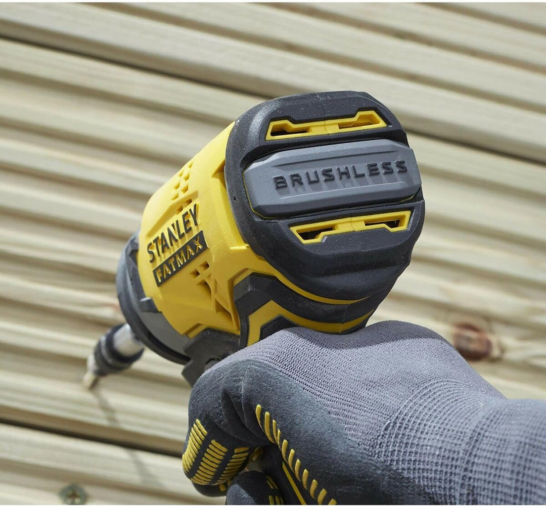 Stanley FatMax 18V Akku-Schlagschrauber SFMCF810D2K (2.0Ah, max. Drehmoment 170 Nm, bürstenloser Mot