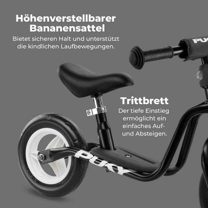 PUKY LR M | Laufrad ab 2 Jahre | sicheres, stylisches Laufrad | Lenker &amp; Sattel höhenverstellbar | m