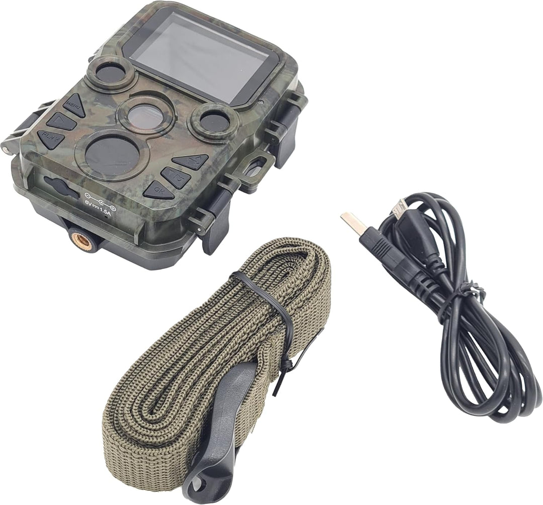 Berger + Schröter Mini 12MP Wildkamera bis 32 GB Full HD PIR Bewegungsmelder 850nm Black-LEDs Video