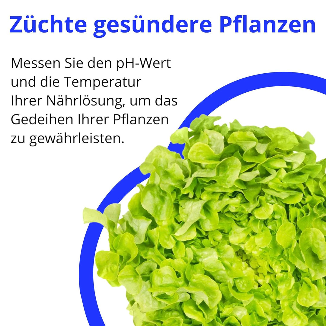 Bluelab pH Pen - Genau bis ±0,1 pH, langlebig, wasserdicht, schwimmfähig, schnell, stabil, Doppelson
