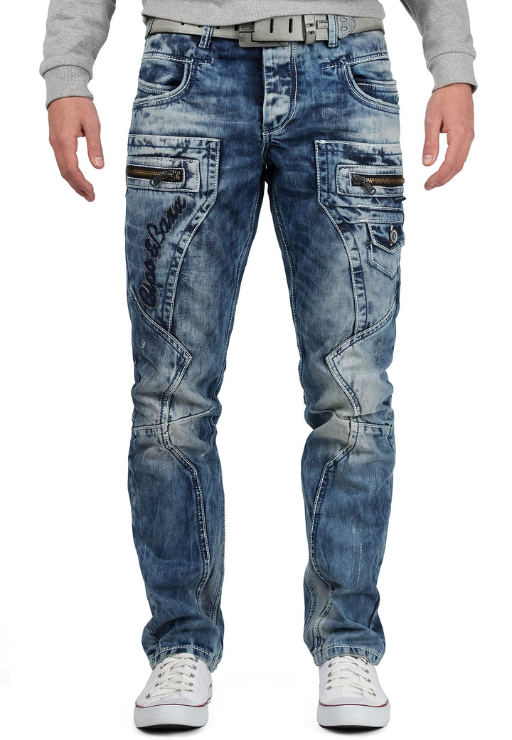 Cipo & Baxx Herren Jeans Hose Freizeit Hose Casual BANS Production 29W / 32L Blau - 47, 29W / 32L Bl
