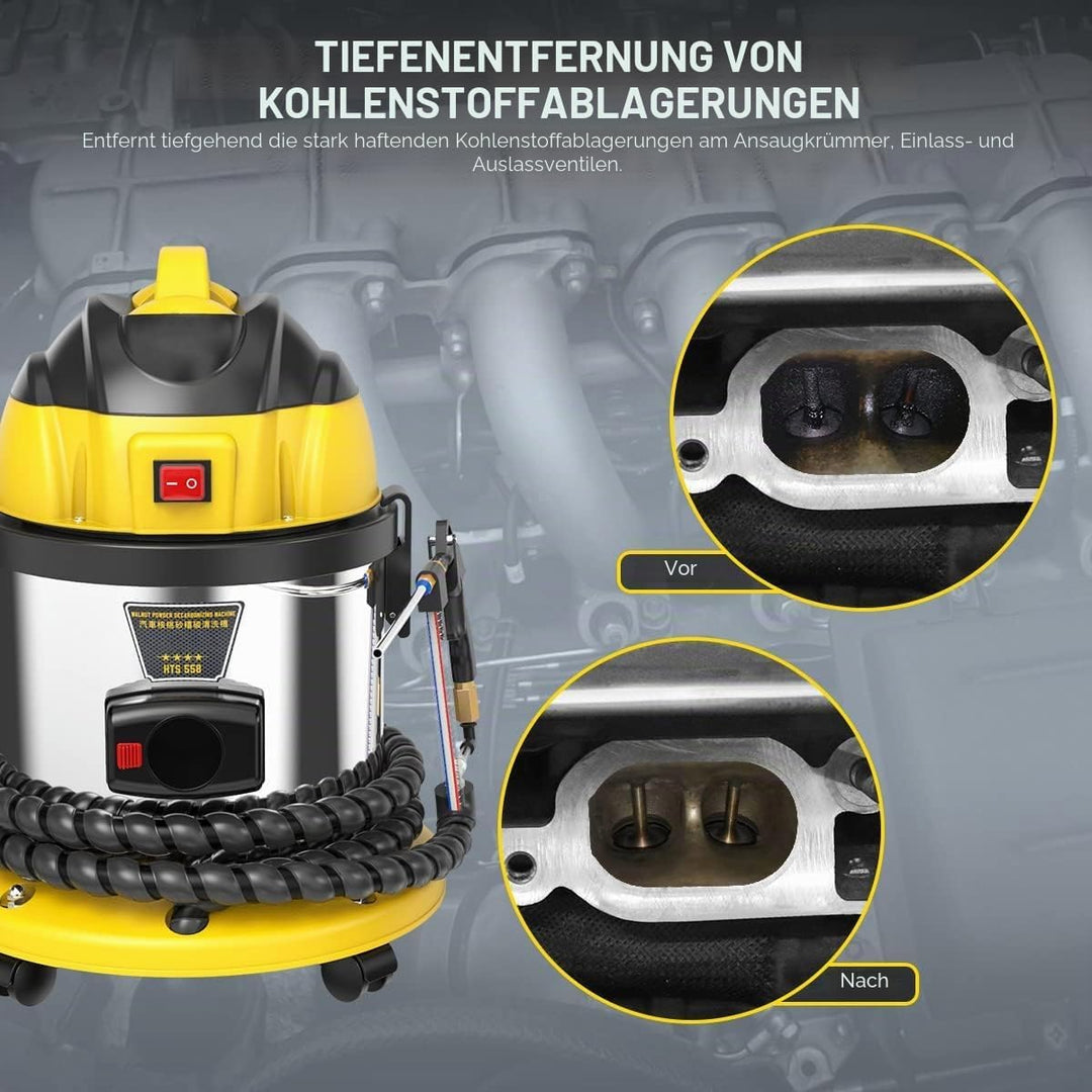 QPKING Motor Ansaugrohr Ventil Maschine reinigen Valvetronic System Walnuss Pulver Sand Kohlenstoffa