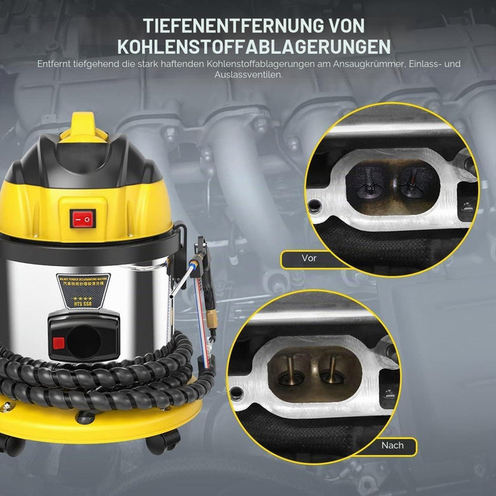 QPKING Motor Ansaugrohr Ventil Maschine reinigen Valvetronic System Walnuss Pulver Sand Kohlenstoffa