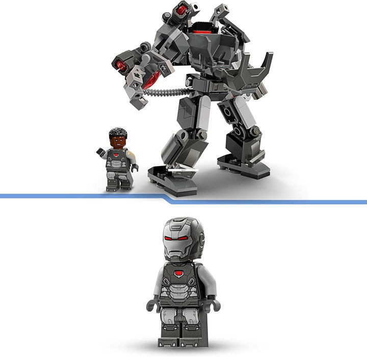LEGO | Marvel War Machine Mech - Superhelden Spielzeug mit 3 Shootern für Kinder - Legendäre Actionf