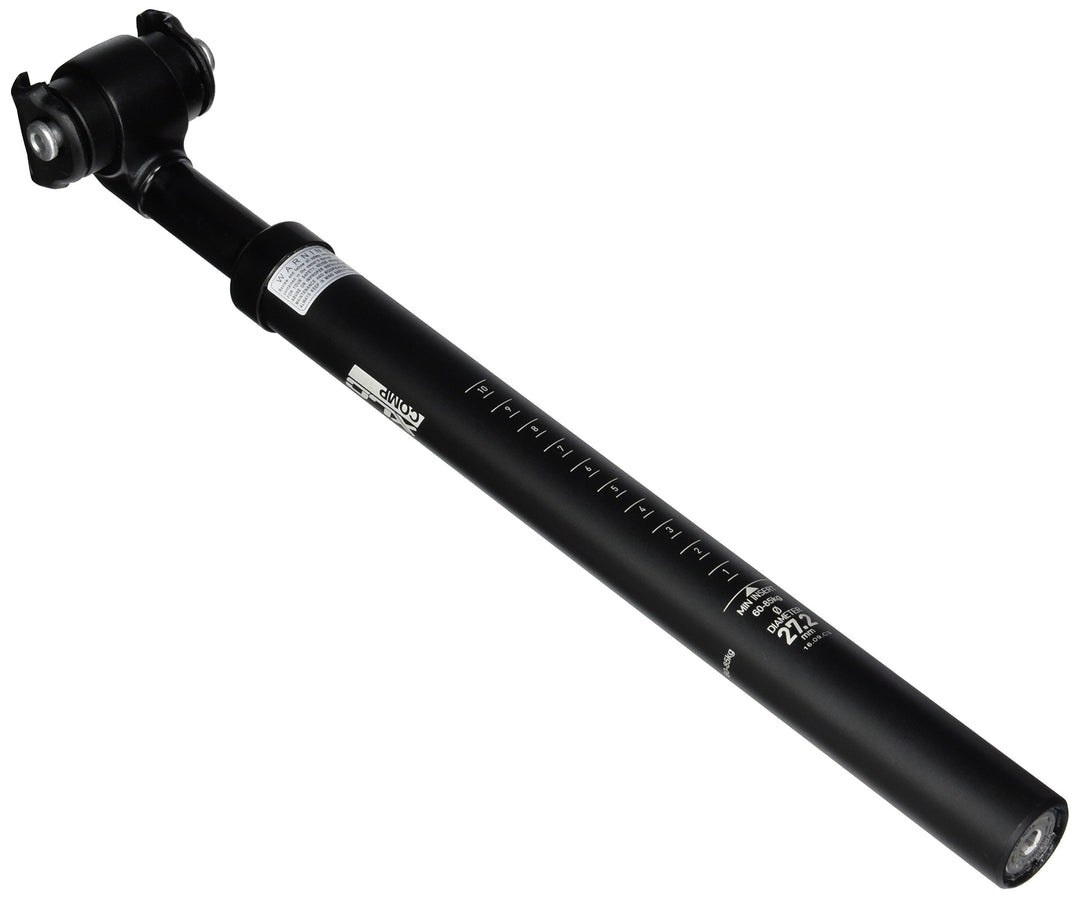 XLC SP-S08 Federsattelstütze (ø27,2mm | 350mm | 60-85kg) Schwarz, Schwarz