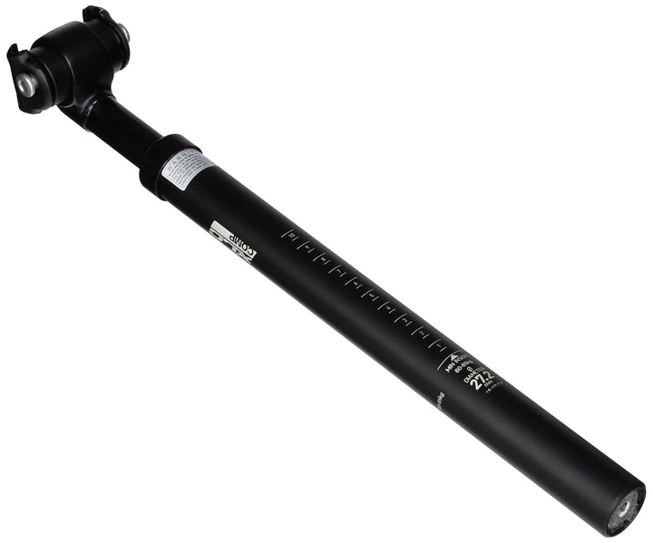 XLC SP-S08 Federsattelstütze (ø27,2mm | 350mm | 60-85kg) Schwarz, Schwarz