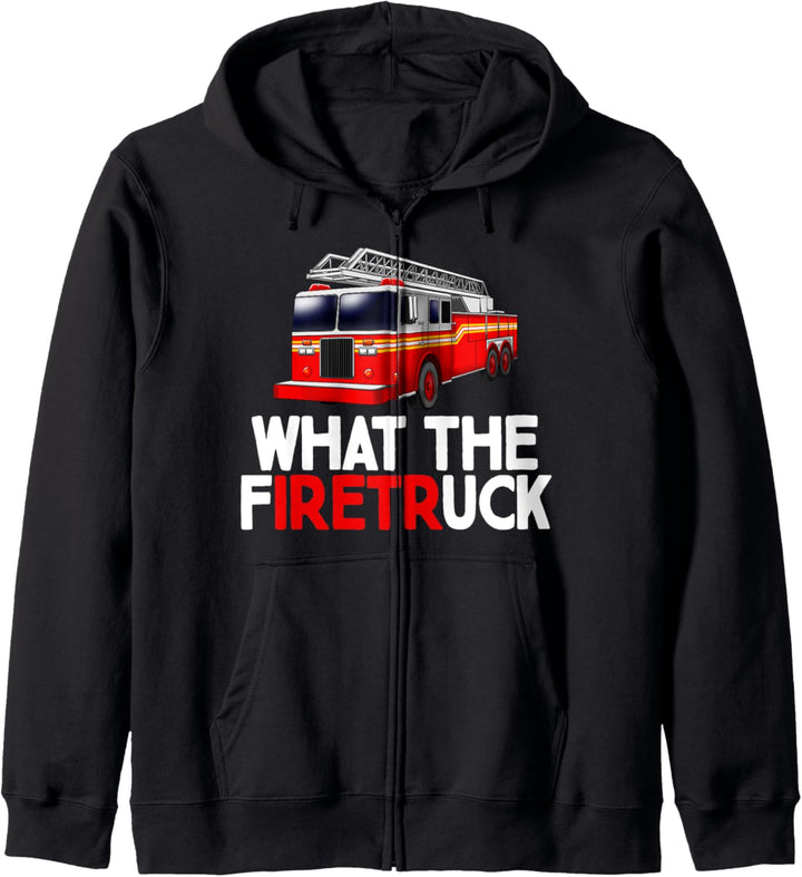 What The FiretrUCK Fire Rescuer Firefighter Kapuzenjacke