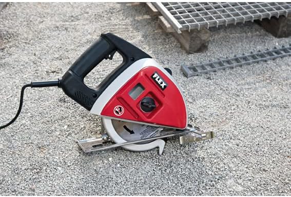 Flex Metall Handkreissäge Kreissäge CSM 4060 für den Trockenschnitt (inkl. Koffer/2 Sägeblätter/Para