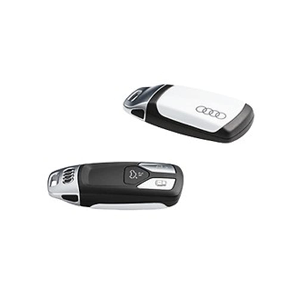 Audi 8W0071208BS9R Schlüsselblende Cover, mit Ringe Logo, nur für Schlüssel 4M0959754 8W0959754 8S09