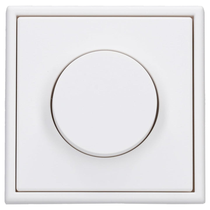 JUNG Serie LS Set 1730DD LED-Drehdimmer Schneeweiss Matt | mit 1730DD Drehdimmer Standard LED, LS174