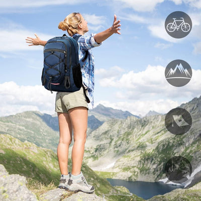Wanderrucksack Damen Rucksack Wasserdicht Reiserucksack Damen Trekkingrucksack 40L,Unisex Sportrucks