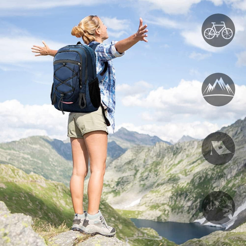 Wanderrucksack Damen Rucksack Wasserdicht Reiserucksack Damen Trekkingrucksack 40L,Unisex Sportrucks
