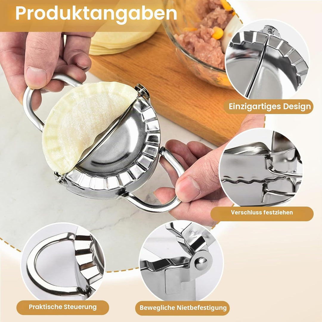 8 Stück Ravioli Former Dumpling Maker Teigtaschenformer Edelstahl Knödel Ravioliformer Set Tortellin