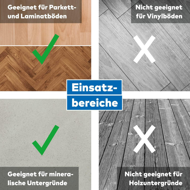 SELITFLEX 1,6 mm AquaStop - Verlegeunterlage für Parkett und Laminat mit Feuchteschutz (18 m²)