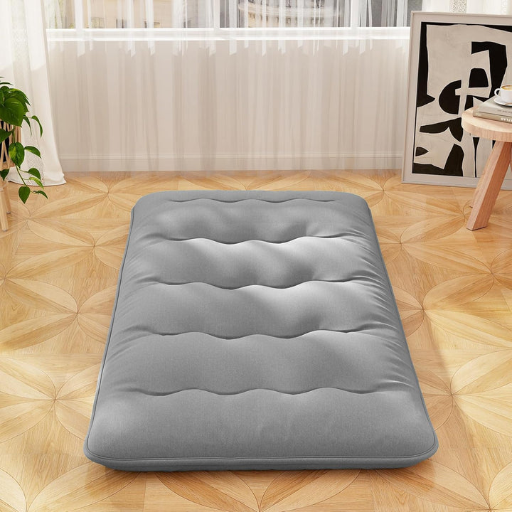 COSTWAY Japanische Futon Matratze, Tatami-Matte, Bodenmatratze, Klappmatratze mit waschbarem Bezug,