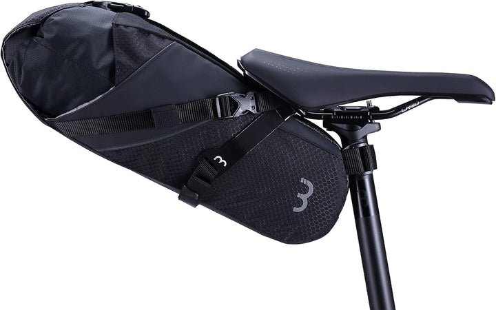 BBB Cycling Fahrradsatteltaschenstabilisator I Satteltaschenhalter I Fahrradsitztasche I BagBrace BS