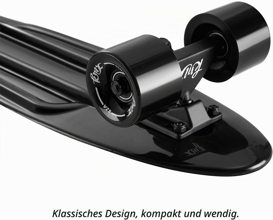 KMX 55,9 cm Mini Cruiser Skateboard für Jungen Mädchen und Jugendliche, komplettes Anfänger-Skateboa