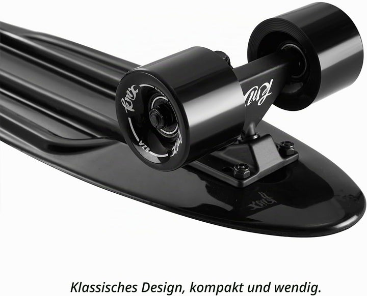 KMX 55,9 cm Mini Cruiser Skateboard für Jungen Mädchen und Jugendliche, komplettes Anfänger-Skateboa