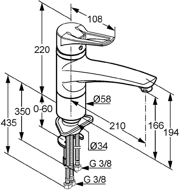 Kludi Mx 399050562 Spültisch-Einhebelmischer/Niederdruck chrom