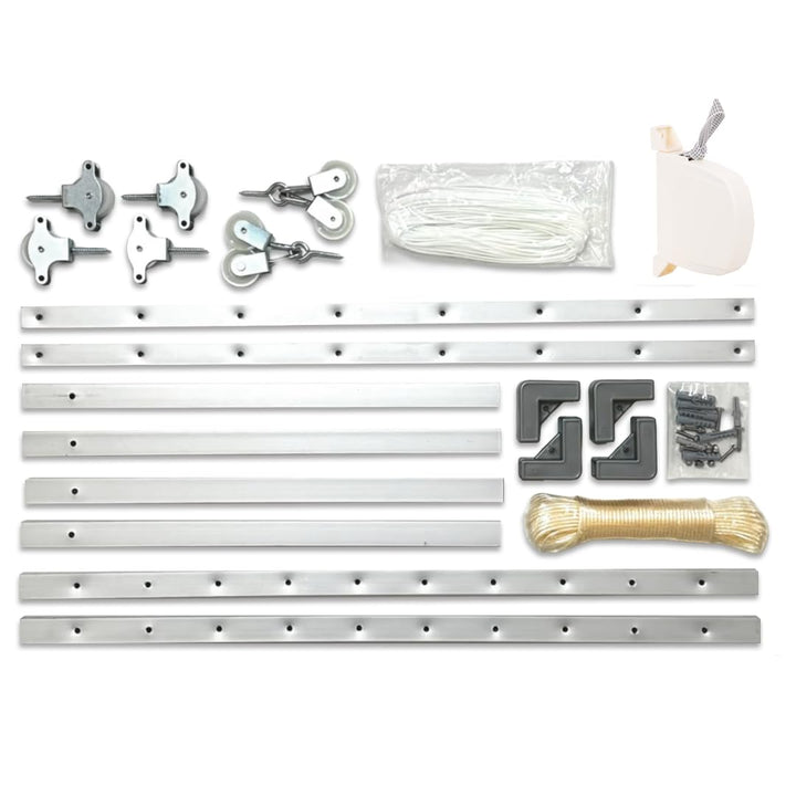 Tz Wäschegestell zur Deckenbefestigung, Aluminium