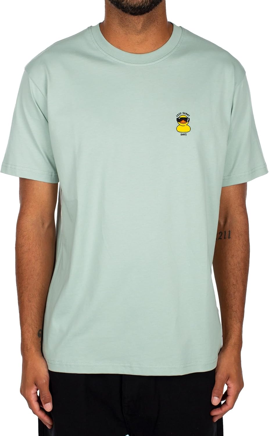IRIEDAILY T-Shirt Lazy Sunny Day Emb, Bio-Baumwolle, S Mint Haze