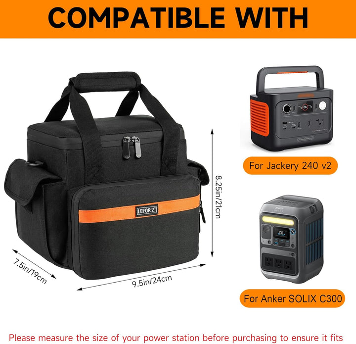 Tragetasche kompatibel mit Jackery Explorer 500/ECOFLOW River/River Pro/BLUETTI EB3A/GRECELL T500 10