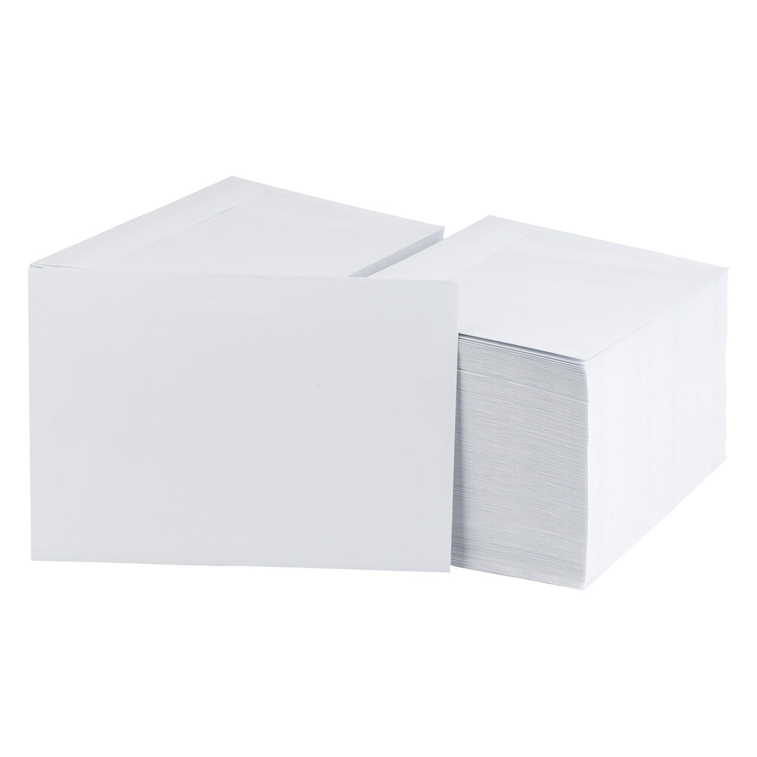 500 Stk Briefumschläge, C5 Kuvert ohne Fenster, 229x162mm, weisse business Papierumschläge, selbstkl