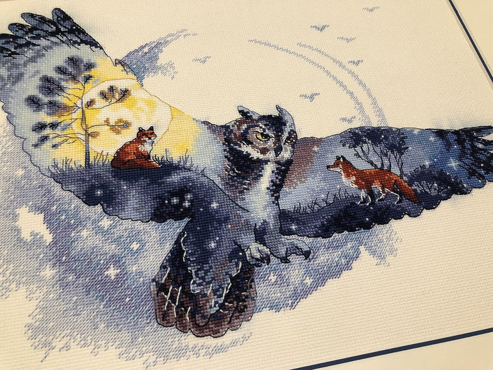 Riolis 1954 Kreuzstich Set Zählmuster, Baumwolle, mehrfarbig, 40x30cm