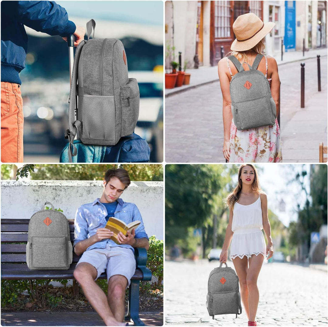 YAMTION 17,3 Zoll Rucksack Herren Schulrucksack Damen,Schulranzen Jungen Teenager Schultasche Mädche