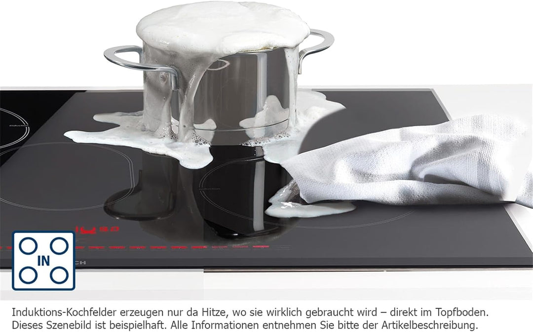 Bosch Hausgeräte PXY801KW1E Serie 8 Smartes Induktionskochfeld (autark), 80 cm breit, FlexInduction