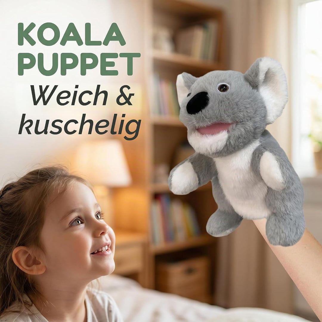 2026 Tierhandpuppen für Kinder,Kleinkind enthält Wolf,Tiger,Löwe,AFFE und bewegliche offene Münder,p