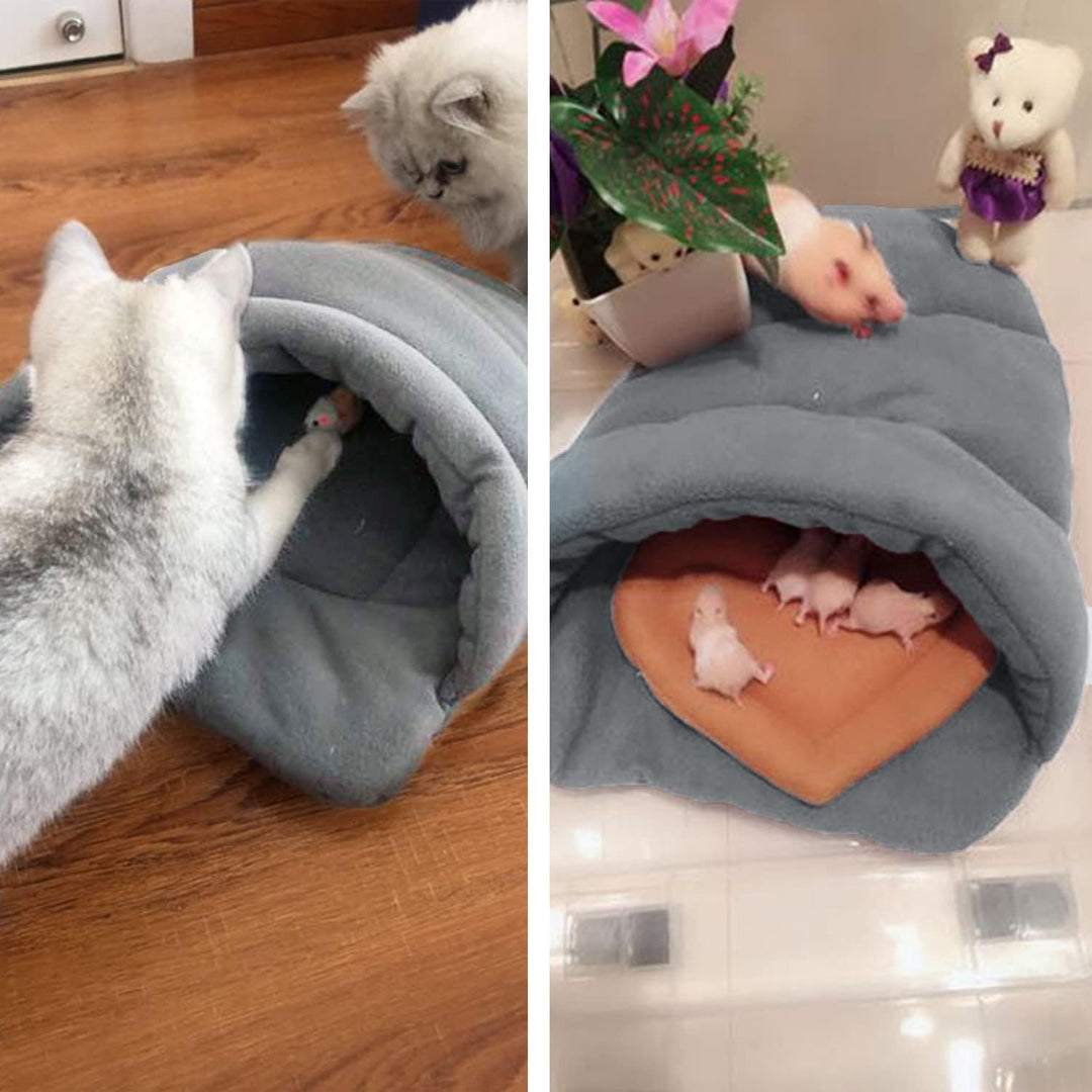 1 Stück Katzenstreu für Haustiere, Hamsterbett, Meerschweinchenbett, Mini-Schlafsack, geeignet für H