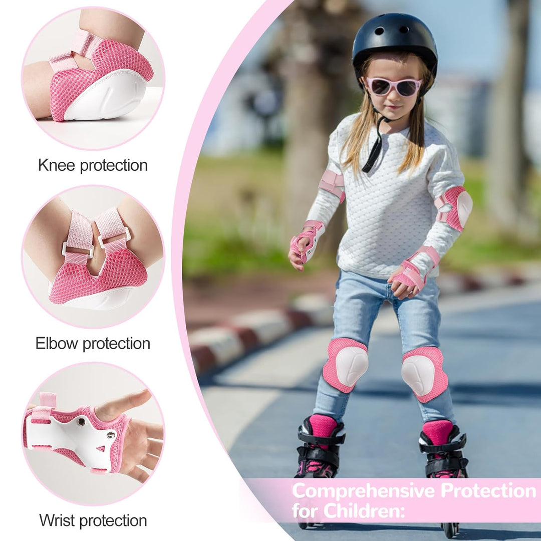Knieschoner Kinder, Schoner Inliner Kinder, Schützer inliner Kinder [6er Set] , Geeignet für Rollsch