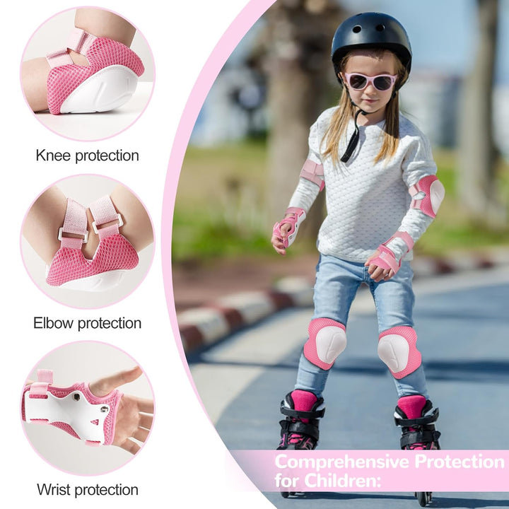 Knieschoner Kinder, Schoner Inliner Kinder, Schützer inliner Kinder [6er Set] , Geeignet für Rollsch