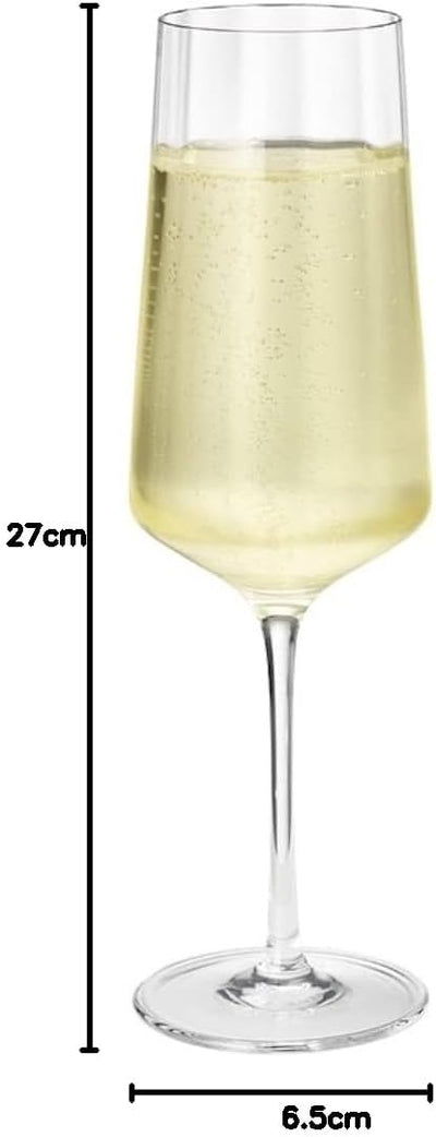 Georg Jensen Bernadotte Champagner -Flöteglas von Sigvard Bernadotte - 6 -Set von 6