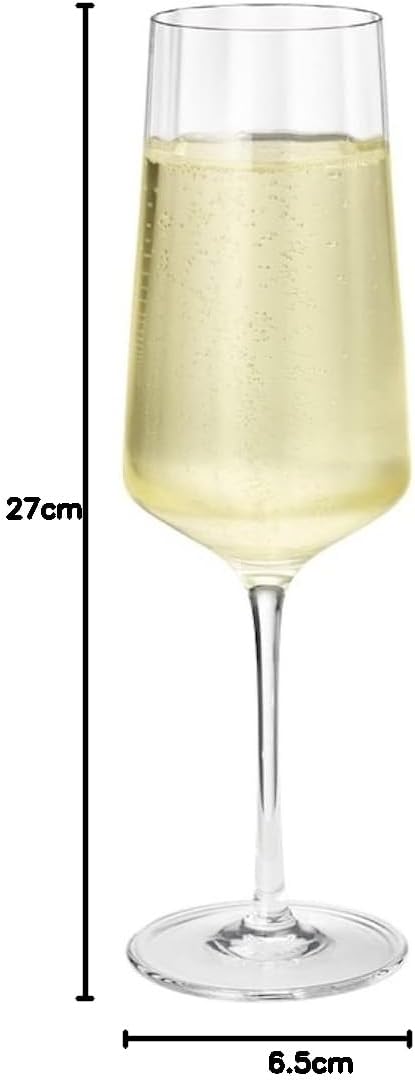 Georg Jensen Bernadotte Champagner -Flöteglas von Sigvard Bernadotte - 6 -Set von 6