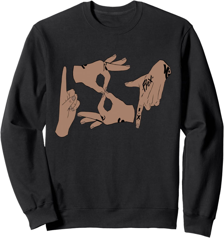 187 Handzeichen Geste Sweatshirt