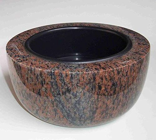 designgrab "Modern Grande Grabschale Durchmesser 34 cm aus Granit Gneis Halmstad